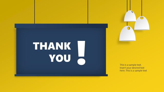 Thank You Slide Template for Presentation