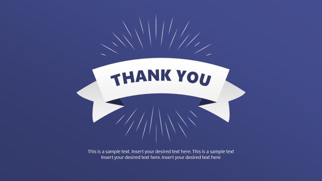 Modern Thank You Slide Template for PowerPoint