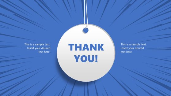 PPT Template for Simple Thank you Slide