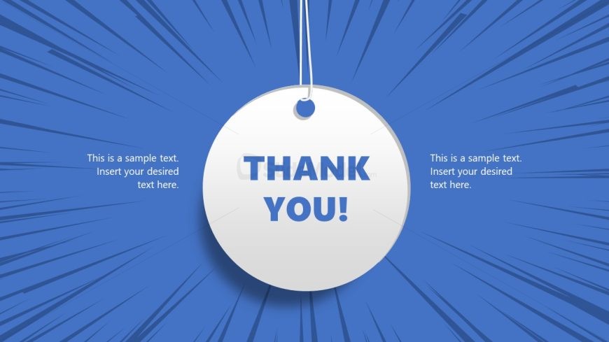 Creative Thank You Slide Template for PowerPoint