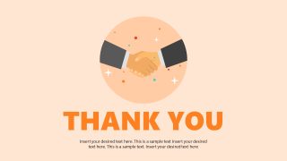 PPT Editable Slide Template for Closed Deal Thank You