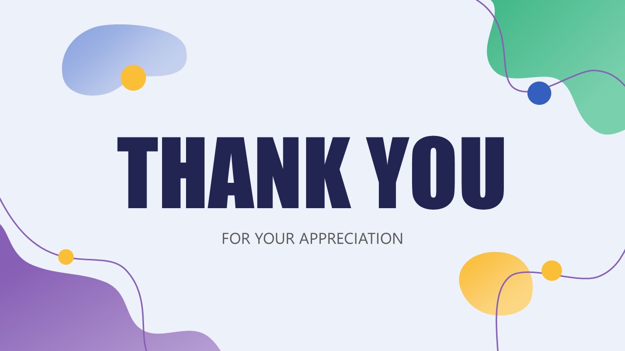 Editable Thank You for your Appreciation PPT Template
