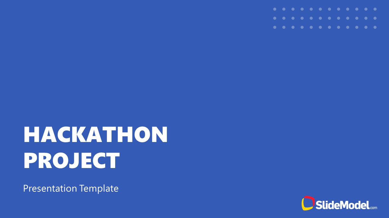 Hackathon Project PowerPoint Template for Presentation