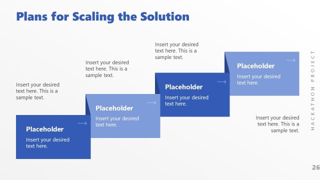 Plans for Scaling the Solution Slide – Hackathon PPT Template