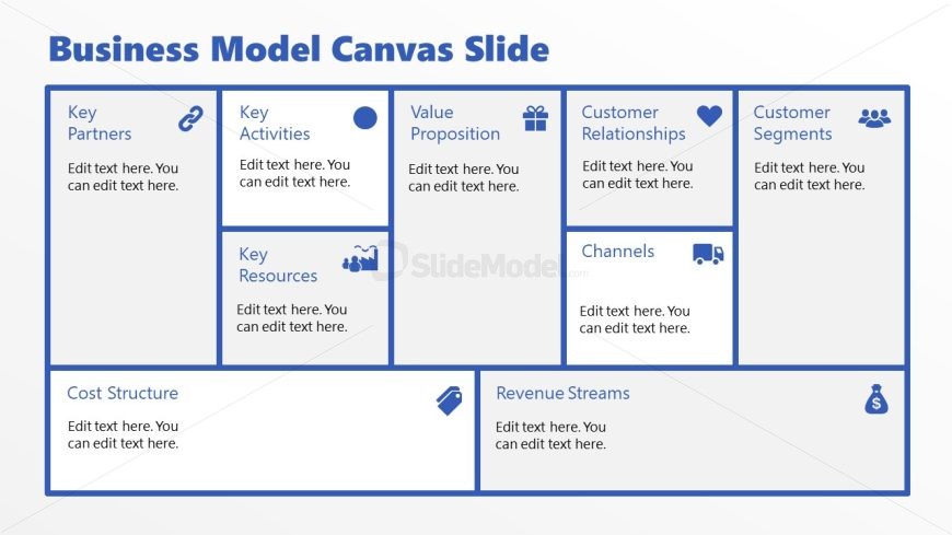 Hackathon Template Slide for Business Model Canvas 
