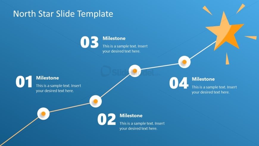 PPT North Star Infographic Presentation Template