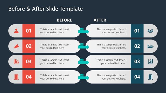 Before & After PPT Template Slide