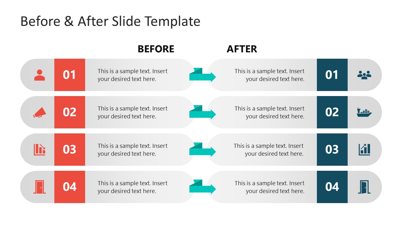 Before & After PowerPoint Template Slides