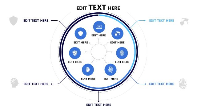 Compass Diagram Concept PowerPoint Template