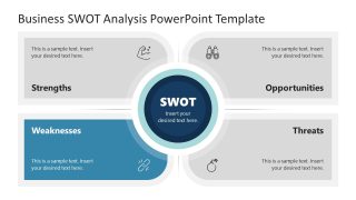 Weakness SWOT Analysis Spotlight Slide for PowerPoint