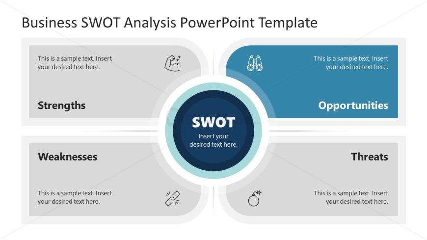 Opportunities Template Slide - SWOT Analysis Presentation