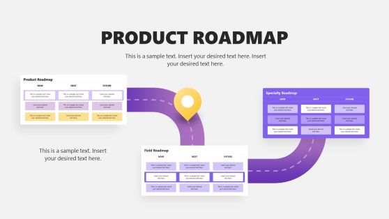 Animated Product Roadmap PowerPoint Template