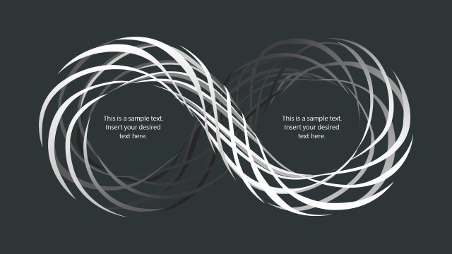 Infinite Loop Diagram Slide with Dark Background