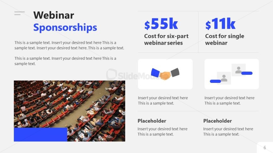 Editable Webinar Sponsorships Slide Web Publisher Media Kit Presentation