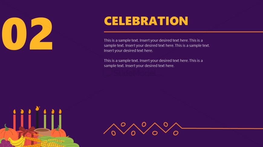 Editable Kwanzaa Presentation Slide for Celebration