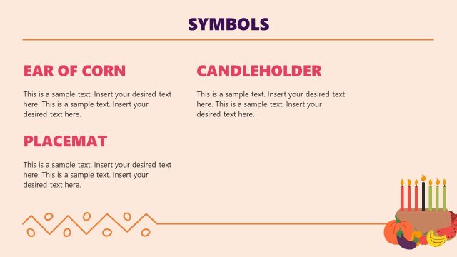 Kwanzaa Presentation Slide for Symbols