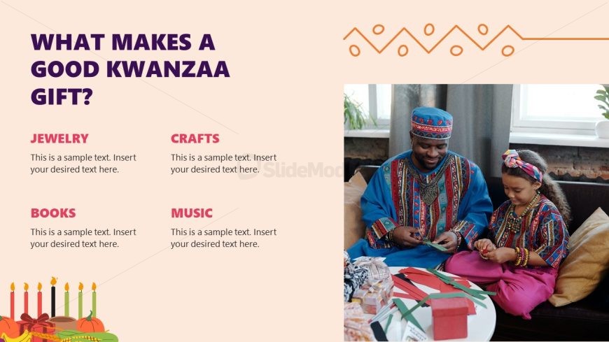 Creative Slide for Kwanzaa Presentation