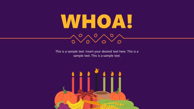 Customizable Kwanzaa PowerPoint Presentation Template