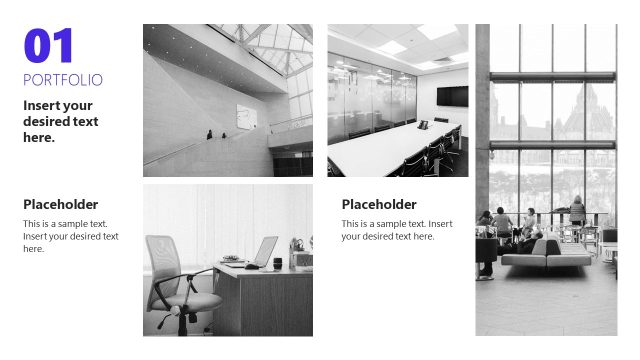 Experience Portfolio PPT Slide