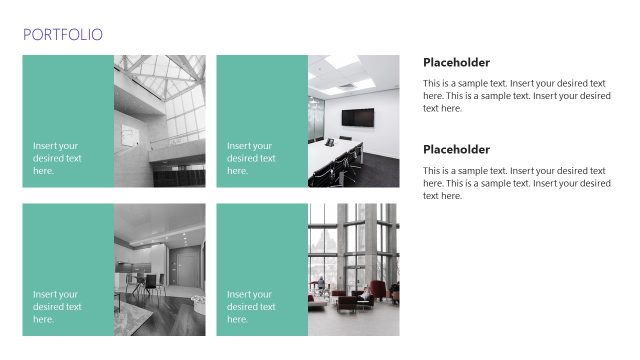 Creative Experience Portfolio Slide Template