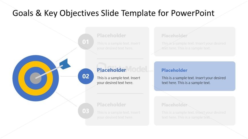 PPT Template for Goals & Key Objectives Presentation