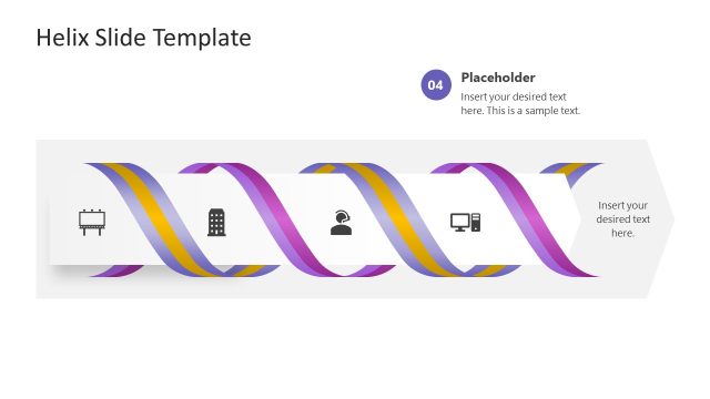 PowerPoint Template for Helical Process Diagram