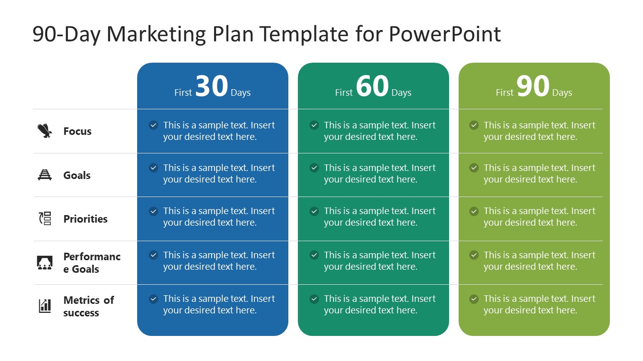 90 day marketing plan template