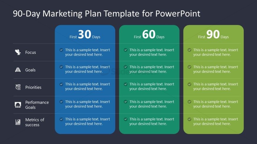 90-day Marketing Plan Presentation Template 
