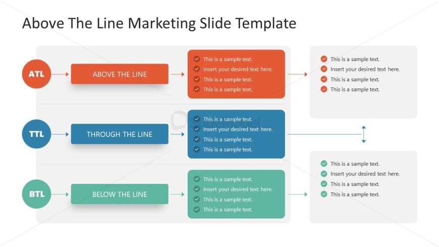 PPT Template for Above the Line Marketing 