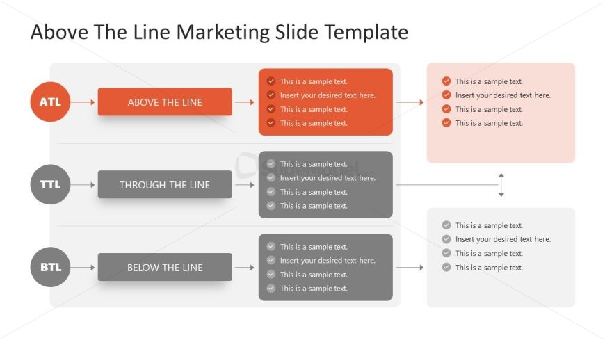 Presentation Template for Above the Line Marketing 