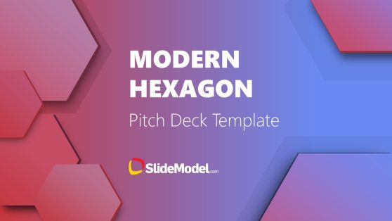 Modern Hexagon Pitch Deck PowerPoint Template