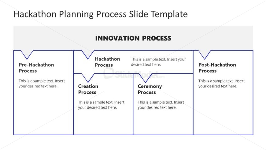 Hackaton Planning Process PowerPoint Slide