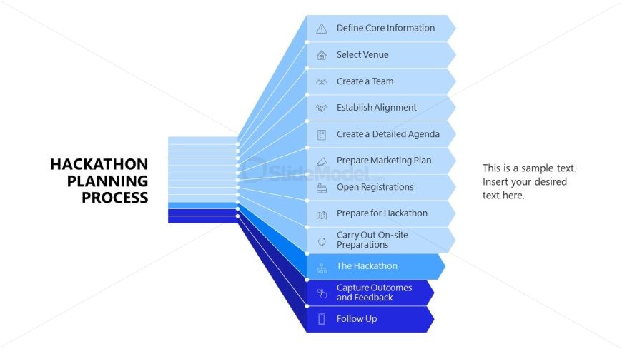 Hackaton Planning Process PPT Slide