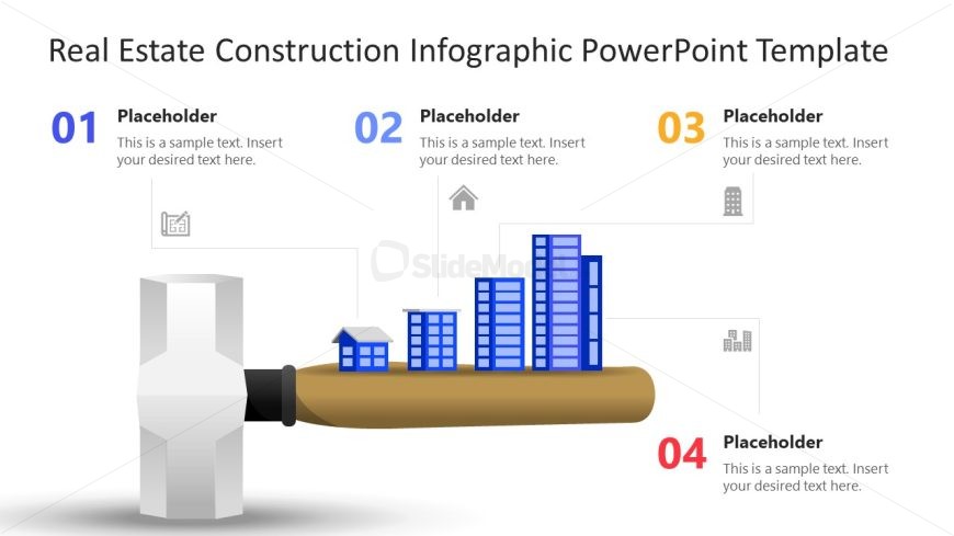 Presentation Template for Real Estate Construction Infographic 