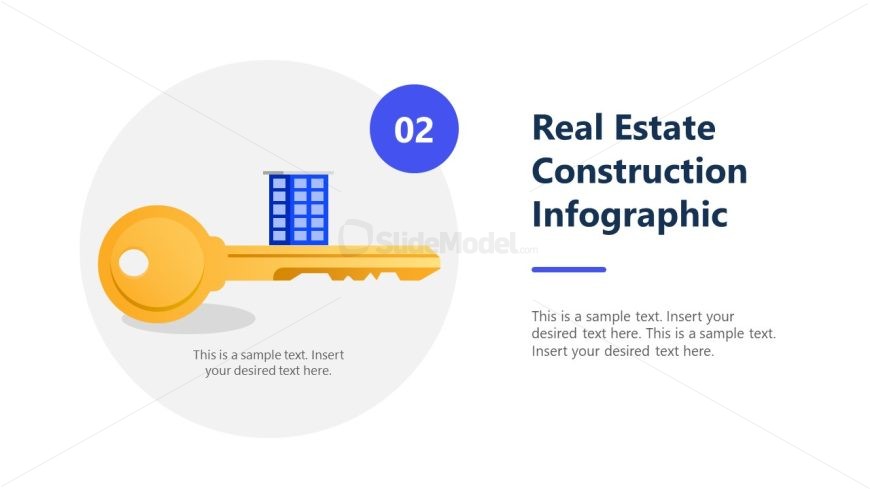 PowerPoint Template for Real Estate Construction Infographic Presentation