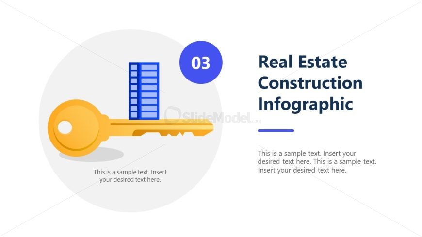 Point 3 Slide Real Estate Construction Infographic Template 