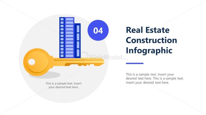 Editable Real Estate Construction Infographic Template Slide