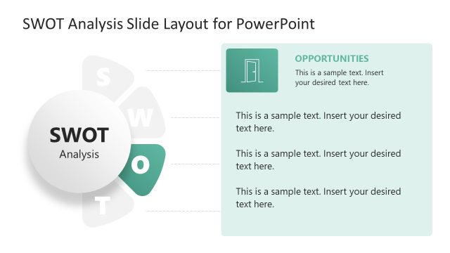 Opportunities Spotlight Slide – SWOT Analysis Template for PowerPoint