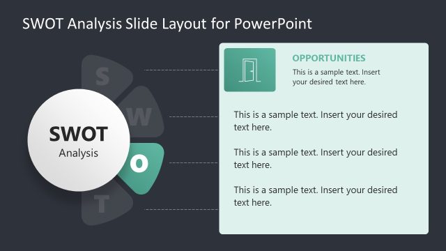 Opportunities Spotlight Slide – SWOT Analysis PPT Template