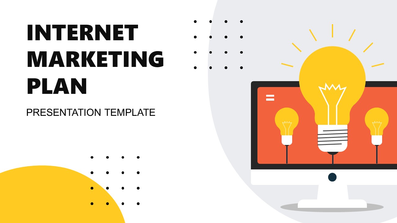 Internet Marketing Plan Template for PowerPoint 
