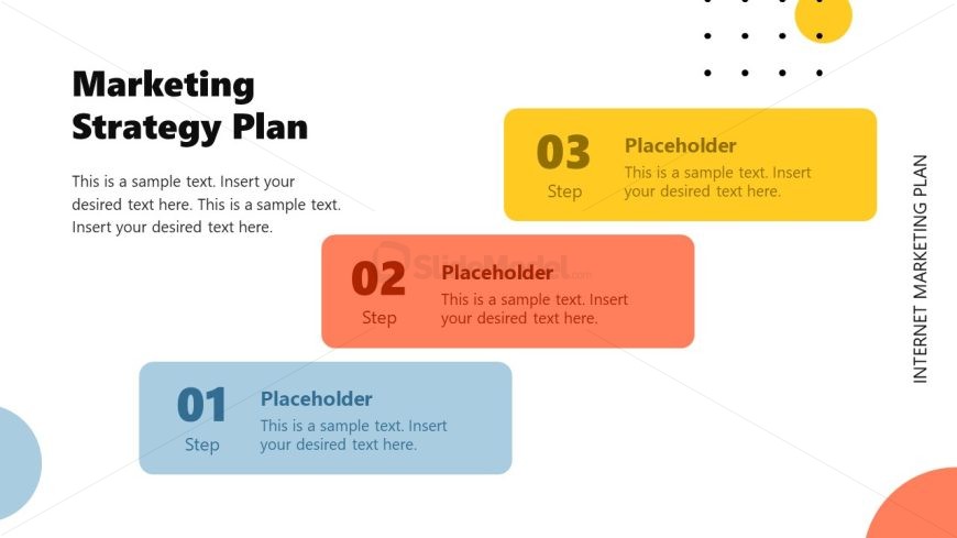 Customizable Internet Marketing Plan Slide