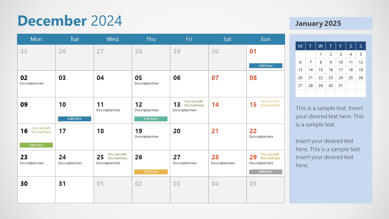 2024 Ppt Calendar Template Aleta Aurilia