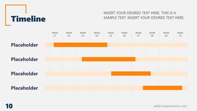 Creative Timeline Slide – Formal PPT Template