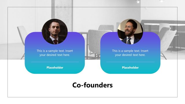 Slide for Co-founders PowerPoint Presentation
