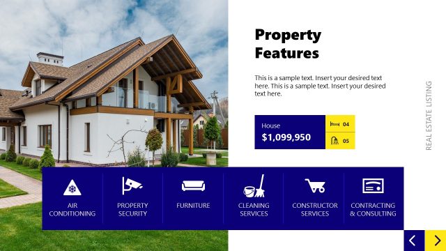 Customizable Real Estate Listing Presentation Template