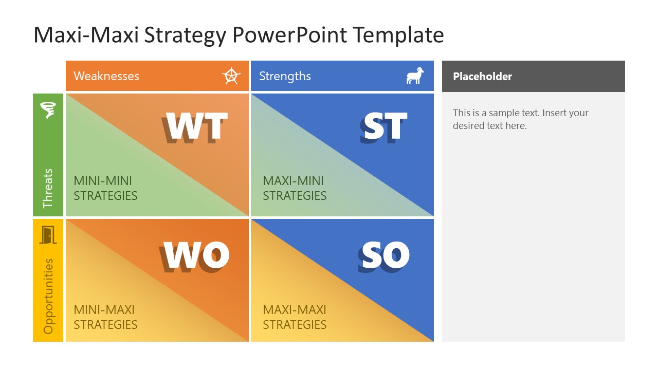 Maxi Maxi Strategy PowerPoint Template