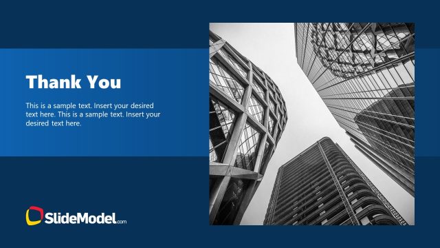 Thank You Slide for Business Overview Template
