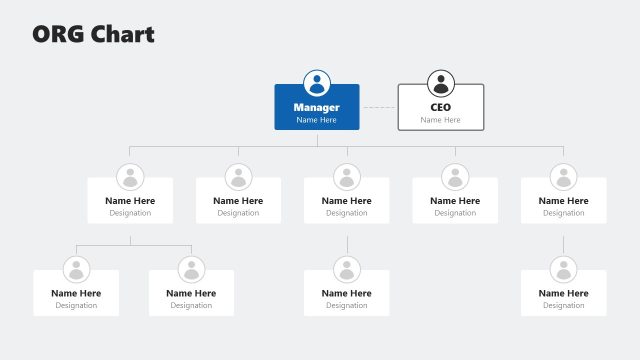 Org Chart Slide – Business Overview Template