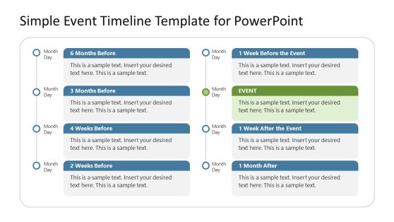 Simple Event Timeline PowerPoint Template