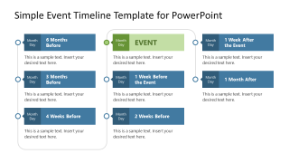 Simple Event Timeline PowerPoint Template